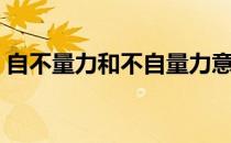 自不量力和不自量力意思一样吗（自不量力）