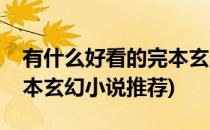 有什么好看的完本玄幻小说(有什么好看的完本玄幻小说推荐)