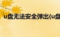 u盘无法安全弹出(u盘无法安全弹出怎么办)