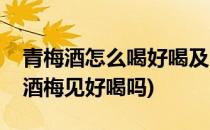 青梅酒怎么喝好喝及喝梅见的三个方式(青梅酒梅见好喝吗)