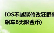 IOS不越狱修改狂野飙车8极速凌云金币(狂野飙车8无限金币)