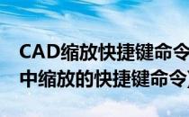 CAD缩放快捷键命令CAD缩放怎么使用(cad中缩放的快捷键命令)