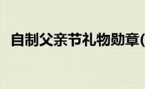 自制父亲节礼物勋章(父亲节勋章手工制作)