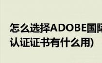 怎么选择ADOBE国际认证 ACA(adobe国际认证证书有什么用)