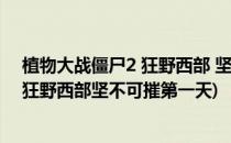 植物大战僵尸2 狂野西部 坚不可摧 第二天(植物大战僵尸2狂野西部坚不可摧第一天)