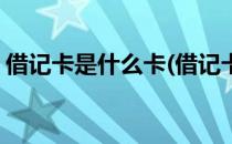 借记卡是什么卡(借记卡是什么卡是信用卡吗)