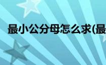 最小公分母怎么求(最小公分母怎么求例题)
