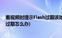 看视频时提示Flash过期该如何处理 For mac(flash播放器过期怎么办)