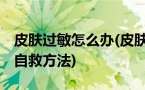 皮肤过敏怎么办(皮肤过敏怎么办 皮肤过敏的自救方法)
