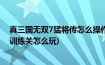 真三国无双7猛将传怎么操作(真三国无双7猛将传怎么操作训练关怎么玩)