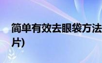 简单有效去眼袋方法(简单有效去眼袋方法图片)