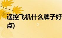 遥控飞机什么牌子好(遥控飞机什么牌子好一点)