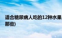 适合糖尿病人吃的12种水果(适合糖尿病人吃的12种水果有那些)