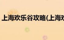 上海欢乐谷攻略(上海欢乐谷攻略及好玩项目)