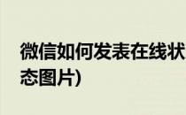 微信如何发表在线状态(微信如何发表在线状态图片)