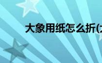 大象用纸怎么折(大象用纸怎么折?)