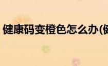 健康码变橙色怎么办(健康码变橙色怎么办啊)