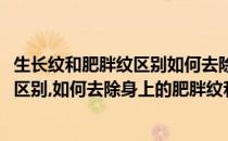 生长纹和肥胖纹区别如何去除身上的肥胖纹(生长纹和肥胖纹区别,如何去除身上的肥胖纹和皱纹)