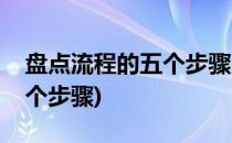 盘点流程的五个步骤(固定资产盘点流程的五个步骤)