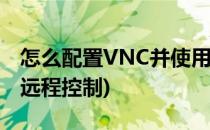 怎么配置VNC并使用远程 详细(怎么使用vnc远程控制)