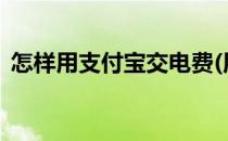 怎样用支付宝交电费(用支付宝如何交电费?)