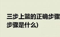 三步上篮的正确步骤是什么(三步上篮的正确步骤是什么)