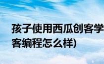 孩子使用西瓜创客学编程有什么好处(西瓜创客编程怎么样)