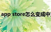 app store怎么变成中文店面、中文设置方法