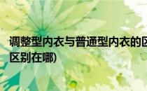 调整型内衣与普通型内衣的区别(调整型内衣与普通型内衣的区别在哪)
