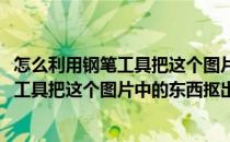怎么利用钢笔工具把这个图片中的东西抠出来(怎么利用钢笔工具把这个图片中的东西抠出来看)