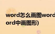 word怎么画图word画图图形设置(怎样在word中画图形)