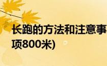 长跑的方法和注意事项(长跑的方法和注意事项800米)