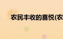 农民丰收的喜悦(农民丰收的喜悦心情)
