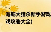 海底大猎杀新手游戏攻略(海底大猎杀新手游戏攻略大全)