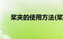 桨夹的使用方法(桨夹的使用方法图解)