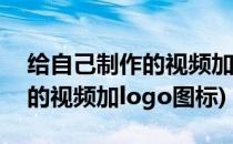 给自己制作的视频加LOGO图标(给自己制作的视频加logo图标)