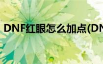DNF红眼怎么加点(DNF红眼怎么加点2022)