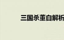 三国杀董白解析(董白新三国杀)