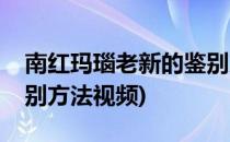 南红玛瑙老新的鉴别方法(南红玛瑙老新的鉴别方法视频)