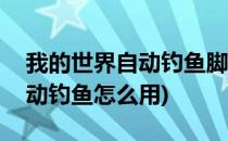 我的世界自动钓鱼脚本如何使用(我的世界自动钓鱼怎么用)