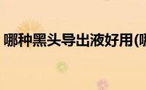 哪种黑头导出液好用(哪种黑头导出液好用点)
