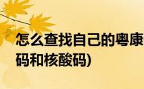 怎么查找自己的粤康码(怎么查找自己的粤康码和核酸码)