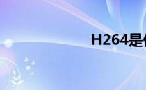 H264是什么格式