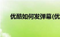 优酷如何发弹幕(优酷如何发弹幕视频)