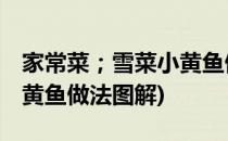 家常菜；雪菜小黄鱼做法图解(家常菜;雪菜小黄鱼做法图解)