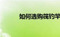 如何选购筏钓竿(怎样选筏钓竿)