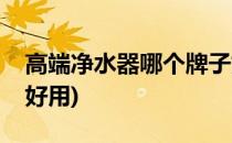 高端净水器哪个牌子好(高端净水器哪个牌子好用)