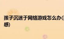孩子沉迷于网络游戏怎么办(孩子沉迷于网络游戏怎么办观后感)