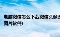 电脑微信怎么下载微信头像图片(电脑微信怎么下载微信头像图片软件)