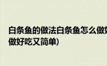 白条鱼的做法白条鱼怎么做好吃(白条鱼的做法?白条鱼怎么做好吃又简单)